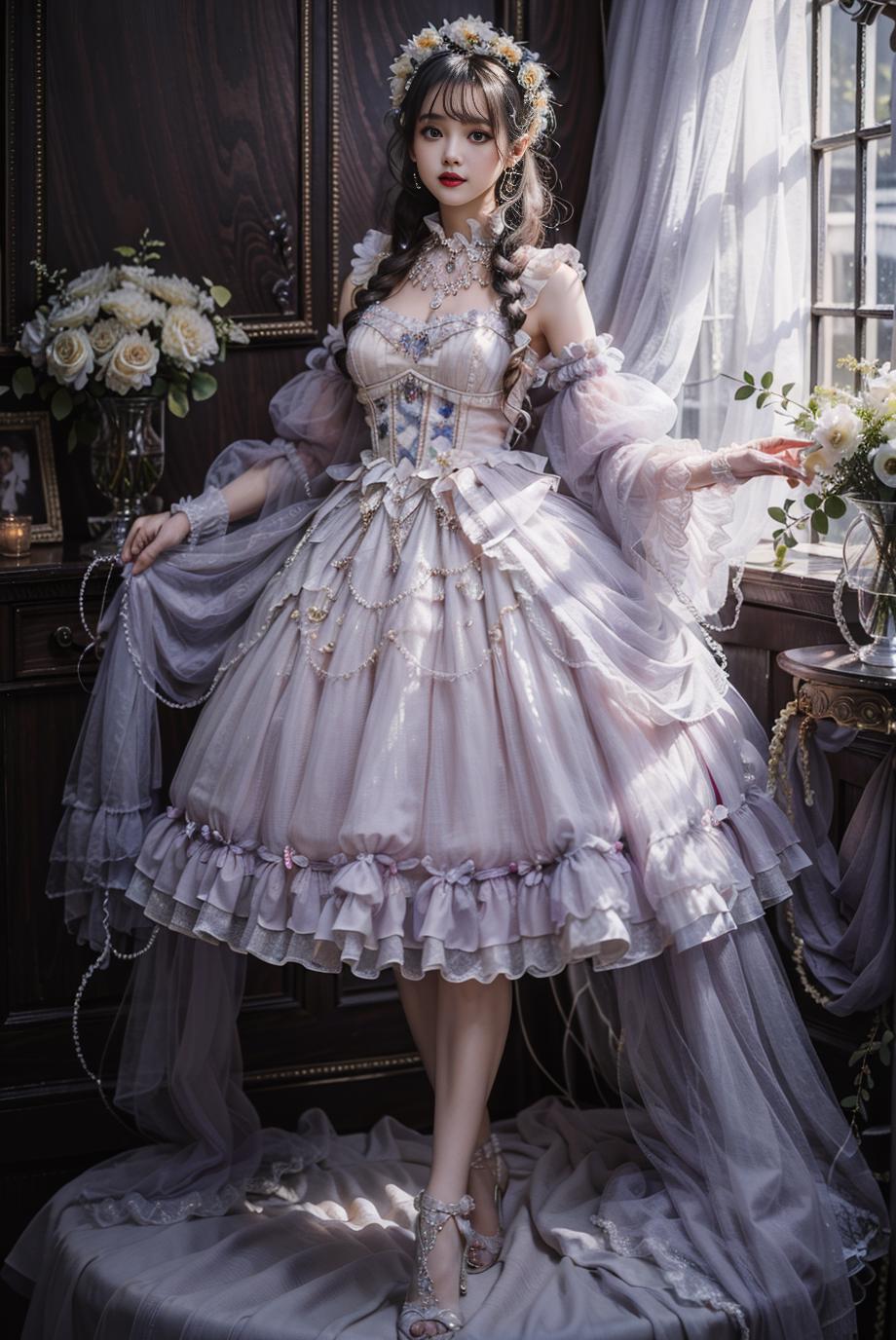 modern victorian style dress